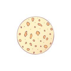 Moon. Space and planet. Science astronomy. Cosmos object