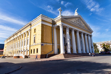 Obraz premium Chelyabinsk, Russia - August 07, 2018: State Academic Opera and Ballet Theater. Chelyabinsk city. Russia