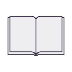 open book isolated icon
