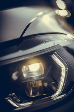 LED automobile headlights