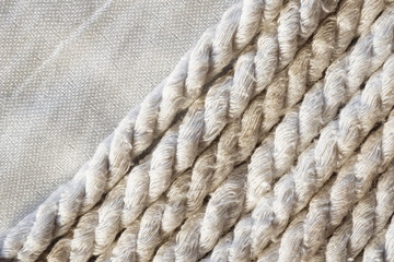 Knitting rope texture