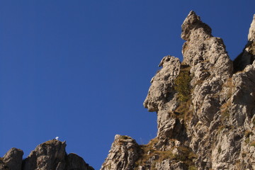 Schroffe Felsen am Monte Grona (Luganer Alpen)