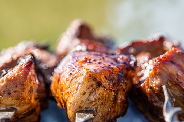 Russian Grilling and BBQ – Barbecue and grilling are widely popular in Russia. Most of the time the Russians enjoy Caucasian style barbecue.