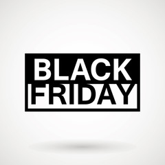 Black Friday glitch text. Anaglyph 3D effect. Technological retro background. Online shopping concept. Sale, e-commerce, retailing, discount theme. Vector illustration. Creative web template