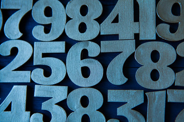 Background of numbers. from zero to nine. Background with numbers. Numbers texture. Mathematics concept