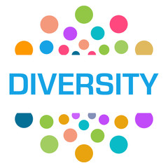 Diversity Colorful Dots Circular 