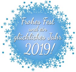 Frohes Fest und ein glückliches Jahr 2019 
