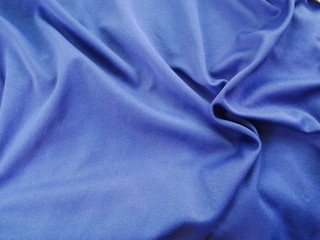 blue fabric background,texture of sportswear cloth