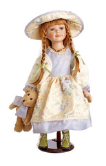porcelain blonde doll 