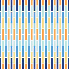 Kleurrijke mozaïeken tegels Vector naadloze patroon. Grillige zomerzwembad Geo. Abstracte midden van de eeuw achtergrond