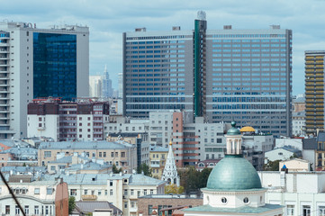 view of the city moscow