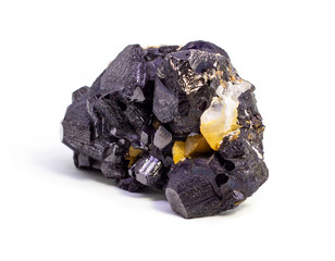 Natural morion on a white background