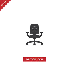 Fototapeta premium Office chair vector icon