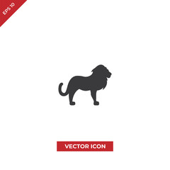 Lion vector icon