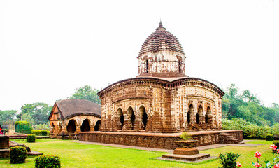 Fototapeta premium Bishnupur, West Bengal - terracotta temples india