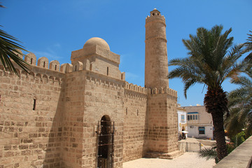 Obraz premium Walls of the Medina in Sousse, Tunisia