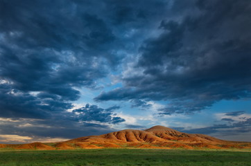The vast expanses of the Kazakh steppes