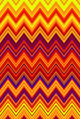 Chevron zigzag red, orange flame fire pattern