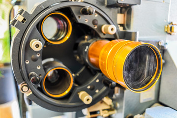 Fototapeta premium Old projector for displaying films.