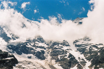 Monte rosa, east face valley of Macugnaga Anzasca valley