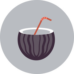 Summer flat icons set vector files available. 