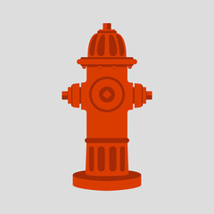 fire hydrant   vector illustration flat style