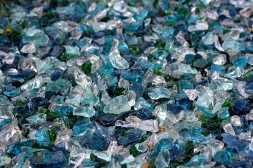natural quartz blue gem geological crystals texture background