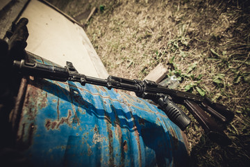 Customized assault rifle