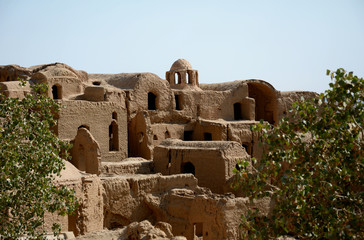 Ruins of anabandoned medieval village, Kharanaq, Iran