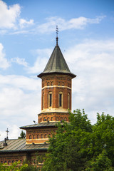 Fototapeta na wymiar Tower of the church