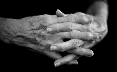 Fototapeta premium Mains vieillies