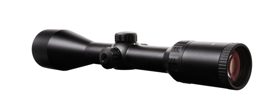 sight scope isolated on white