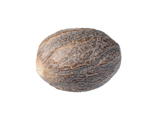 Nutmeg isolated close-up