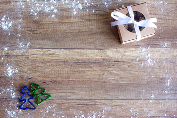 Copy space, gift box.