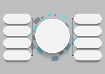Abstract infographics options template. Vector illustration.