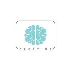 Brain icon, logo vector design