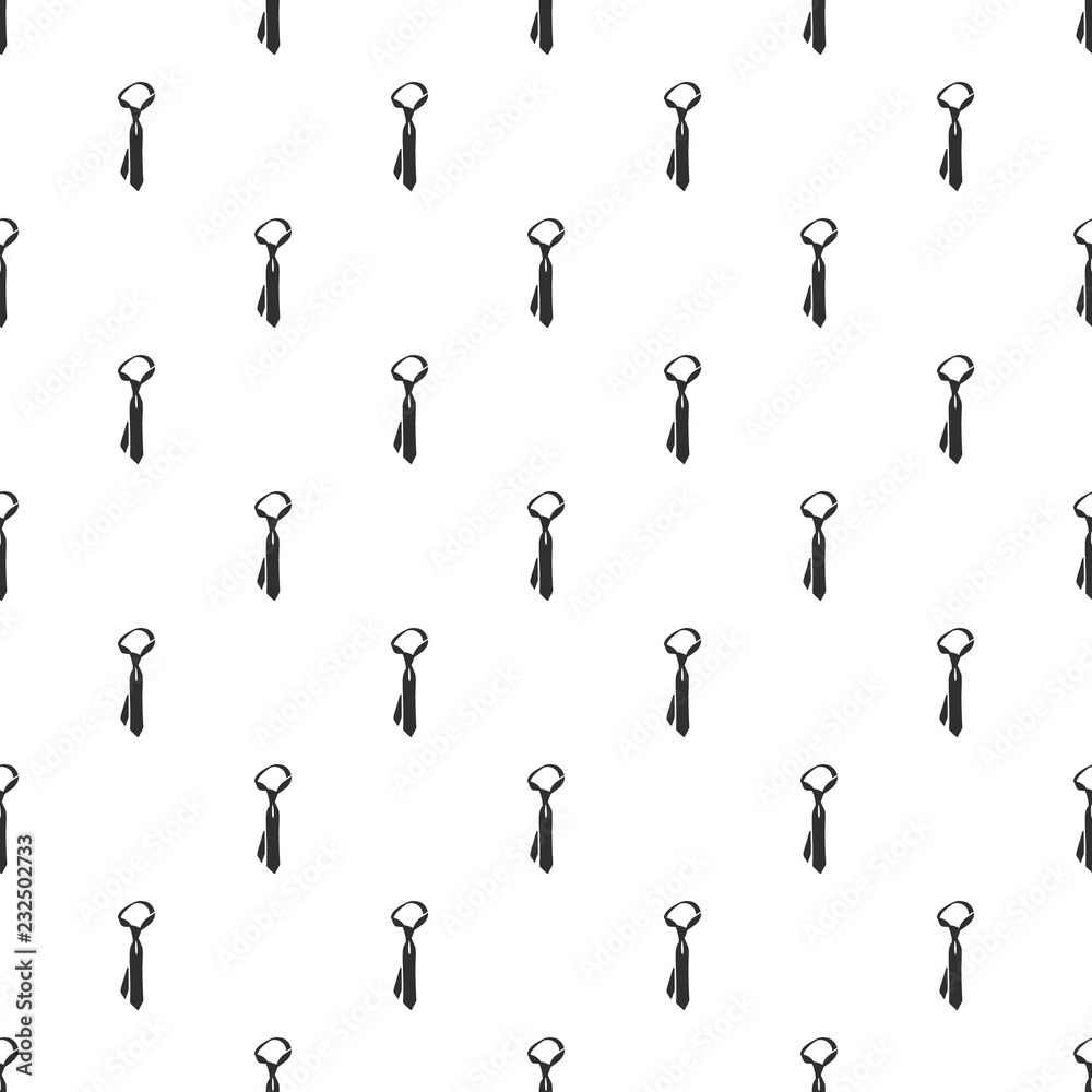 Poster Necktie pattern seamless repeat background for any web design