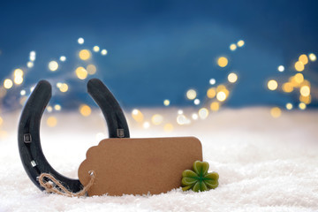 Silvester Schild blanko
