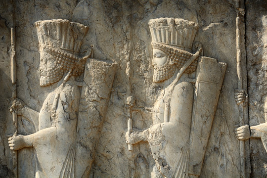 Ruins of the ancient Persian capital city of Persepolis, Iran