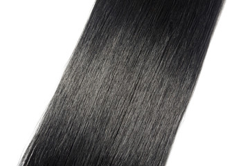micro loop straight black human hair extensions