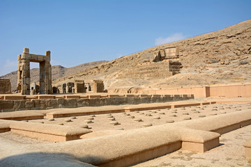 Ruinsof the ancient Persian capital city of Persepolis, Iran