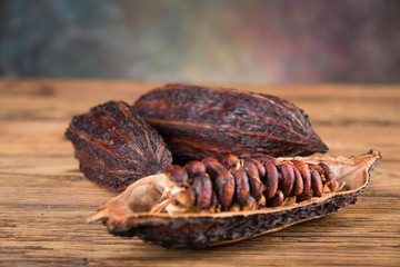 Chocolate sweet, cocoa and food dessert background