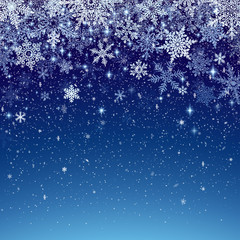 Background with Snow