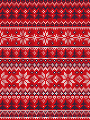 Merry Christmas Happy New Year greeting card frame scandinavian ornaments