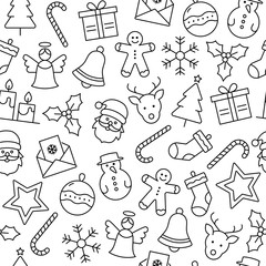 Christmas Icons Pattern