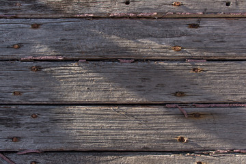 old rough horizontal wooden pattern