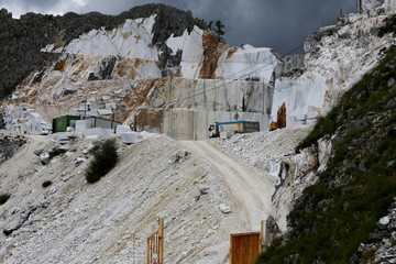 Marmor Marmorbruch Carrara
