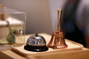 Bell for calling in restaurant