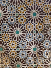 Islamic tiles, Morocco