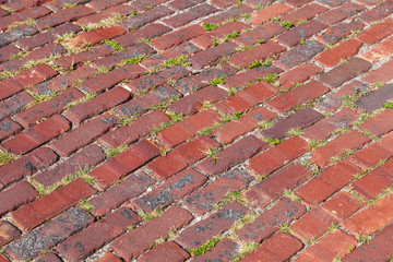 red old Brick stones